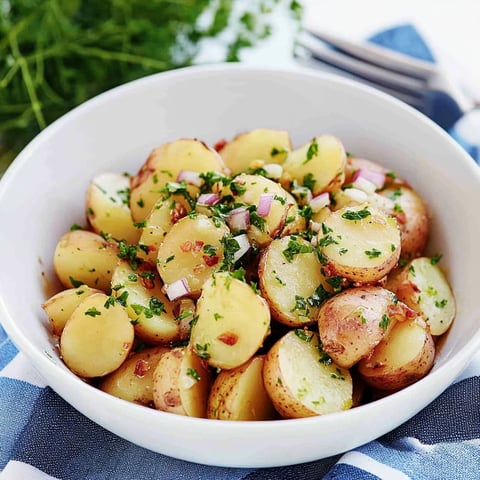 Potatissallad med örter