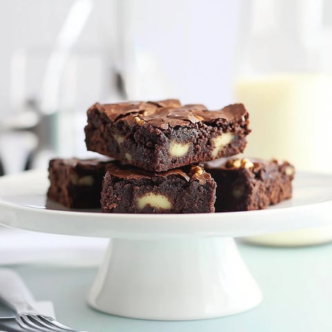 Mjuka valnötsbrownie