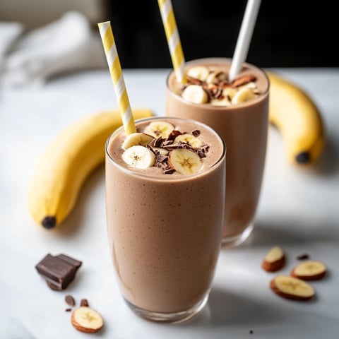 banan choklad mandel smoothie