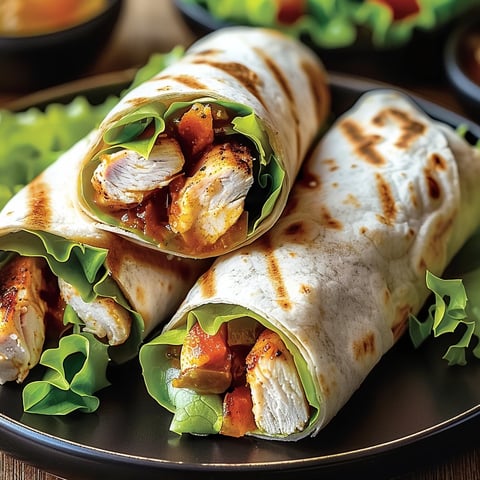 Medelhavsinspirerade Kycklingwraps med Tapenad